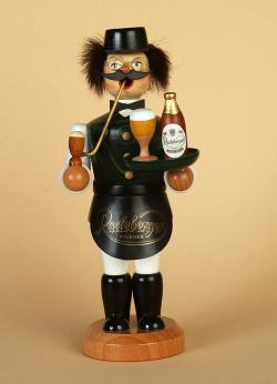mehr Infos zu R�ucherm�nnchen Echt Erzgebirge - Radeberger Pilsner - Kellner mit Tablett